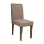 Conjunto 2 Cadeiras Amanda Imbuia/Marrom - PR Móveis 