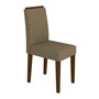 Conjunto 2 Cadeiras Ana Castanho/Marrom Rosê - PR Móveis 