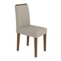 Conjunto 2 Cadeiras Ana Imbuia/Marrom Claro - PR Móveis  