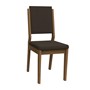 Conjunto 2 Cadeiras Carol Imbuia/Café - PR Móveis 