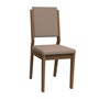 Conjunto 2 Cadeiras Carol Imbuia/Marrom - PR Móveis 