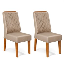 Conjunto 2 Cadeiras Lidia Freijó/Kraft - PR Móveis 