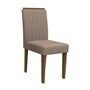 Conjunto 4 Cadeiras Ana Imbuia/Marrom - PR Móveis  