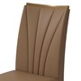 Conjunto 4 Cadeiras Apogeu Amêndoa/Corino Caramelo - Móveis Lopas