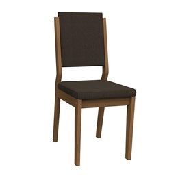 Conjunto 4 Cadeiras Carol Imbuia/Café - PR Móveis  
