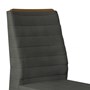Conjunto 4 Cadeiras Curvata Carvalho Europeu/Suede Cinza - PR Móveis 