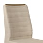 Conjunto 4 Cadeiras Curvata Carvalho Europeu/Suede Nude - PR Móveis 