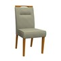 Conjunto 4 Cadeiras Itália Ipê/Marfim - PR Móveis 