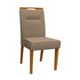 Conjunto 4 Cadeiras Itália Ipê/Marrom Rosê - PR Móveis 