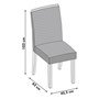 Conjunto 4 Cadeiras Lucila Carvalho Europeu/Linho Árido - PR Móveis 