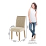 Conjunto de 2 Cadeiras Vita Nature/Linho - Móveis Henn