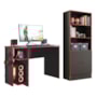 Conjunto Gamer Armário 2 Portas e Mesa para Computador 3875 Preto/Vermelho - Qmovi