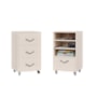 Conjunto Mini Organizador e Gaveteiro Steel Off White – EJ Móveis
