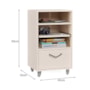 Conjunto Mini Organizador e Gaveteiro Steel Off White – EJ Móveis