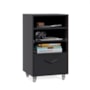 Conjunto Mini Organizador e Gaveteiro Steel Preto – EJ Móveis