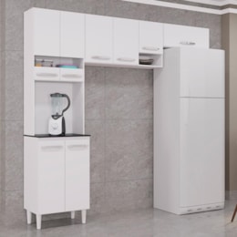 Cozinha Compacta Isadora 3 Peças - Poquema Branco