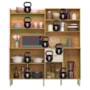 Cozinha Compacta Pitaya 7 Portas e 2 Gavetas Cinamon Touch/Off White - Demóbile