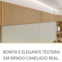 Cozinha Compacta Realeza 220cm 6 Portas e 3 Gavetas Carvalho/Greige - Nesher