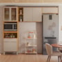 Cozinha Completa 3 Peças com Paneleiro 1 Forno Plena Cinamon/Nude Prime TX - Demóbile