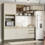 Cozinha Completa 4 Peças Connect com Torre Quente e Rodapé Duna/Cristal - Móveis Henn 
