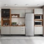 Cozinha Modulada Composição 1 Firenze 5 Peças Amêndola/Nude Prime - Demóbile