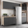 Cozinha Modulada Composição 2 Firenze 4 Peças Avena/Grafito - Demóbile
