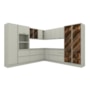 Cozinha Modulada Composição Fineze 12 peças Areia – Henn