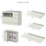 Cozinha Modulada Composição Fineze 12 peças Areia – Henn