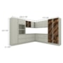 Cozinha Modulada Composição Fineze 12 peças Areia – Henn