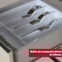 Cozinha Modulada Connect 2 Peças com Aéreo Basculante e Balcão 120cm Duna/Cristal - Móveis Henn