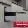 Cozinha Modulada Connect 2 Peças com Aéreo e Balcão 120cm Duna/Cristal - Móveis Henn