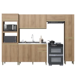 Cozinha Modulada Dinamarca 5 Peças com Torre Quente 2 Fornos Castani - Indékes 