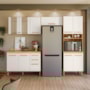 Cozinha Modulada Intenza Nubia 4 Peças Freijó/Off White Cristal - Nicioli