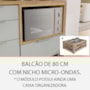Cozinha Modulada Marquesa 5 Peças com Paneleiro Verde/Nature - Nesher