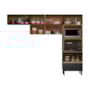 Cozinha Modulada Proença 3 Peças com Torre Quente 2 Fornos Nogueira Touch/Carbono Prime TX - Demartêz