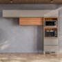 Cozinha Modulada Proença 3 Peças com Torre Quente 2 Fornos Nogueira Touch/Nude Prime TX - Demartêz