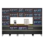 Cozinha Modulada Proença 6 Peças com Paneleiro 1 Forno e Aéreo 120cm Ripado Nogueira Touch/Carbono Prime TX - Demartêz 