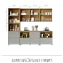 Cozinha Modulada Rainha 5 Peças com Paneleiro Nature/Verde - Nesher