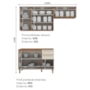 Cozinha Modulada Requinte 3 Peças com Balcão 120cm Nature/Areia sem Tampo - Móveis Henn