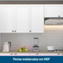 Cozinha Modulada Unna 5 Peças com Torre Quente 2 Fornos Branco - Poliman Móveis