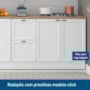 Cozinha Modulada Unna 5 Peças com Torre Quente 2 Fornos Branco - Poliman Móveis