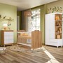 Dormitório Completo Infantil Carinhoso Nature/Branco - PR Baby 