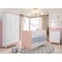 Dormitório Completo Infantil Safira Branco/Rosê - PR Baby  