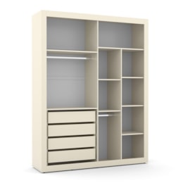 Dormitório Completo Infantil Tutto New 4 Portas, Cômoda 4 Gavetas, Berço Multifuncional Formare e Colchão D18 Off White - Matic Móveis Dormitório Completo Infantil Tutto New 4 Portas, Cômoda 4 Gavetas, Berço Multifuncional Formare e Colchão D18 Off White - Matic Móveis