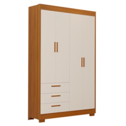 Dormitório Infantil Zaki Guarda Roupa, Cômoda e Berço Mini Cama Danny Areia Fosco/Savana - Reller Móveis