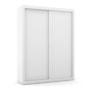 Dormitório Tutto New 2 Portas, Cômoda 1 Porta, Berço Branco Soft e Prateleiras - Matic Móveis