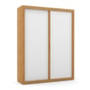 Dormitório Tutto New 2 Portas, Cômoda 1 Porta, Berço Branco Soft/Freijó com Colchão D18 - Matic Móveis 