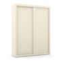 Dormitório Tutto New 2 Portas, Cômoda 1 Porta, Berço Off White e Prateleiras - Matic Móveis