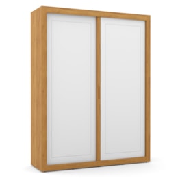 Dormitório Tutto New 2 Portas, Cômoda 1 Porta e Berço Freijó/Branco Soft com Capitonê - Matic Móveis