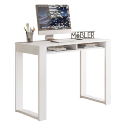 Escrivaninha Office Mega Branco Fosco - Mobler Escrivaninha Office Mega Branco Fosco - Mobler